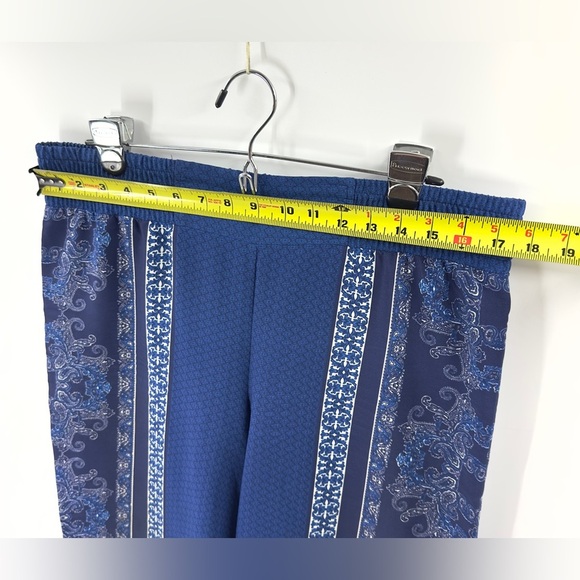 Vintage Cache Wide Leg Palazzo Pants Womens 12 Bandana Boho Western Indie Flowy - Picture 7 of 10